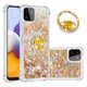 thumbnail image 1 of Funda para Samsung Galaxy A22 5G con Brillo Líquido Flotante, Purpurina, Parachoques y Anillo Giratorio Soporte, 1 of 5