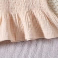 thumbnail image 5 of Tiijoy Girls Summer Outfits Solid Sleeveless Strap Peplum Top Shorts Set, 5 of 8