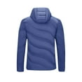 thumbnail image 4 of Moxiu Packable Down Coat Men with Hood Lightweight Full Zip Jackets Ultra Light Warm Insulated Quilted Jackets 2025 Blue,XXL, 4 of 8