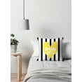 thumbnail image 2 of Awkward Styles Motivational Decorative Pillow Covers Dream Big Yellow Heart Throw Cushion Case, 2 of 2