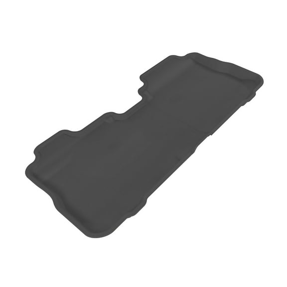 3D MAXpider L1CH01421509 Second Row Custom Fit All-Weather Floor Mat for Select Chevrolet Equinox/GMC Terrain Models - Kagu Rubber (Black)