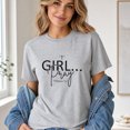 thumbnail image 4 of Jollimate Girl Pray Shirt, Christian Faith Shirt for Women, Religious Gift, Christian Gift For Woman, 4 of 6