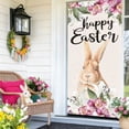 thumbnail image 4 of Cortina de puerta de Pascua | Decoración de fiesta de poliéster | Multicolor 70,87×35,43 pulgadas | Cubierta completa de la puerta | Fácil eliminación de configuración | Bandera de entrada |, 4 of 6