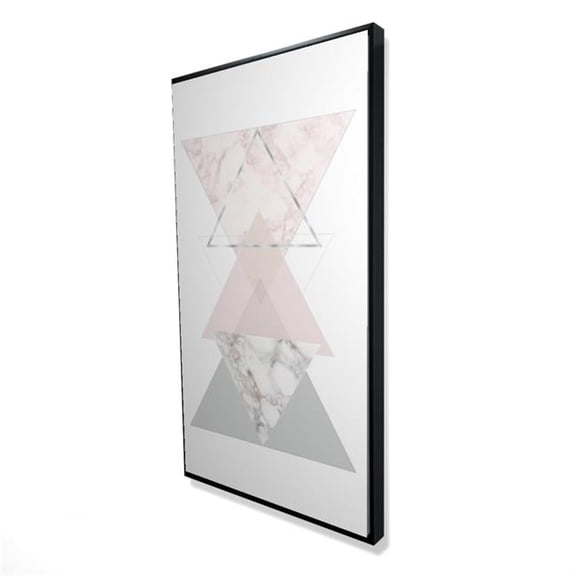 Begin Home Decor 2081-4824-PA2 24 x 48 in. Geometric Art - Scandinavian Patterns Framed Canvas Decor