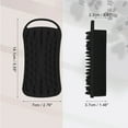 thumbnail image 7 of Unique Bargains Silicone Body Scrubber 2 in 1 Body Brush Skin Massage, Soft Body Scrubber for All Skin Types Black, 7 of 7