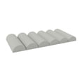 thumbnail image 4 of Soporte lumbar accesorio de almohadas regalos ergonómicos cubierta desmontable de malla transpirable respaldo respaldo cojín de almohada de almohada Gris, 4 of 8