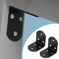 thumbnail image 4 of 2Pcs Heavy Duty Corner Brackets, 90 Degree Right Angle Brackets L Shaped Metal, 4 of 7