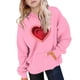 thumbnail image 4 of Sudadera con capucha para niños, cuello redondo, manga larga, ropa de abrigo para niños de talla mediana y grande, jersey, blusa de poliéster para niños, 4 of 5
