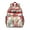 Red-5, variant on Woodland Mushroom Backpack for Students - Waterproof Ergonomic School Bag with Adjustable Straps, Spacious Compartments & Vintage Mushroom Pattern