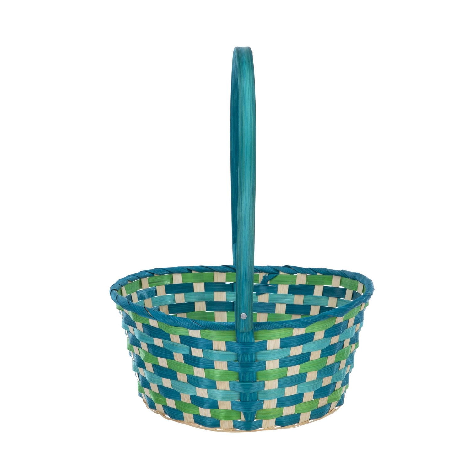Way To Celebrate Bamboo Basket Blue