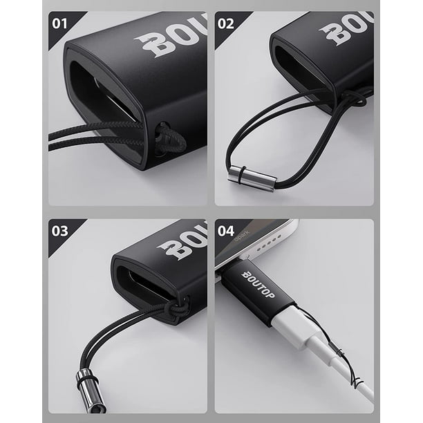 4smarts Adaptateur Lightning vers USB-C PD 27W Set de 2 pièces