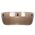 thumbnail image 1 of Universal 3 Snap-button Visor Flip Up Wind Shield For Open Face Motorcycle Helmet, 1 of 5