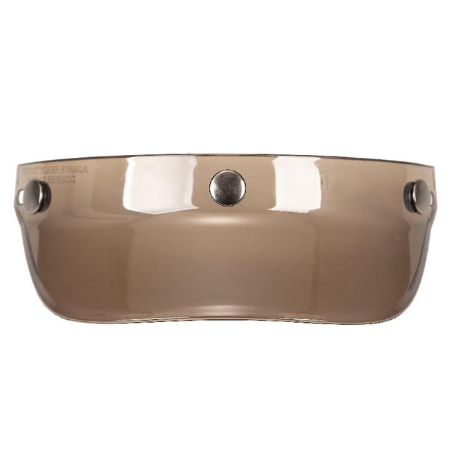 Universal 3 Snap-button Visor Flip Up Wind Shield For Open Face Motorcycle Helmet