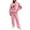 Pink, variant on Womens Two Piece Sets Fall - Long Sleeve Fleece Pullover Kitten Puppy Carrier Hood With Sweatpants Sweat Sets Women