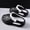 Black, variant on Men'S Summer Outdoor Non-Slip Closed-Toe Half Slippers | Wear-Resistant, Odor-Free, Driving Thick-Soled, Breathable Beach Slippers with EVA Material
