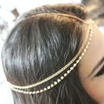 thumbnail image 2 of GROFRY Bohemian Women Head Chain Jewelry Forehead Dance Headpiece Hair Band Accessory, 2 of 6