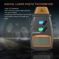 thumbnail image 3 of 1Pcs Digital Tachometer Non Contact Photo Rpm Tach Meter Motor Speed Gauge, 3 of 9