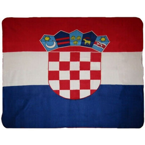 Croatia Croatian Flag 50x60 Polar Fleece Blanket Throw Super Soft
