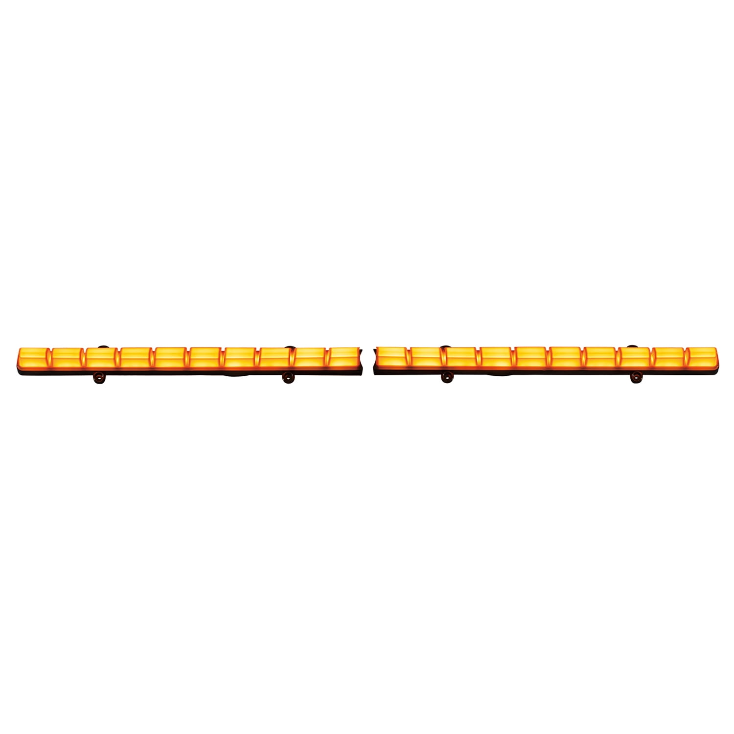 AMERICAN MODIFIED Pair Smoked Amber LED DRL w/Sequential Turn Signal Lights for 2024+ Ford F150 Tremor