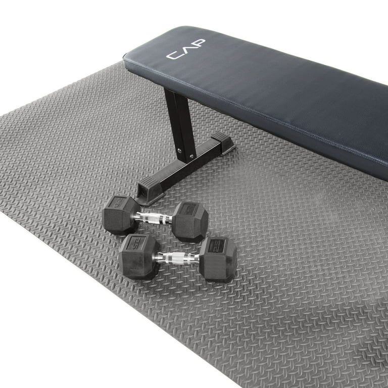 Cap barbell antimicrobial eva foam exercise mat hotsell