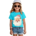 thumbnail image 2 of Ulanda Merry Christmas Shirt for Kids Toddler Boys Girls T-Shirts Short Sleeve Holiday Tee Xmas Gift Tops (Light Blue, 3-4 Years), 2 of 6