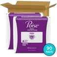 thumbnail image 3 of Poise Incontinence Pads for Women, 6 Drop Ultimate Absorbency, Long Length, 90 Count, 3 of 10