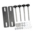 thumbnail image 4 of Traction Board Mounting Brackets Kit, Traction Board Mounting Kit Steel Wearproof Adjustable Universal  For Off Road Vehicles Black, 4 of 8