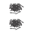 thumbnail image 1 of Justharion Effective Nose Wax Rods for Quick and Easy Nasal Hair Removal Black 100 Pieces 2Set, 1 of 4