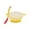 Yellow, variant on Utoimkio Baby Bowls with Suction,Food Grade Silicone Toddler Bowls with Lids and Spoons,BPA Free,Dishwasher"""