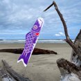 thumbnail image 2 of In the Breeze 4787 — Koi Fish Windsock, 36-Inch, Purple — Bright Koinobori Decoration, 2 of 4