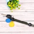 thumbnail image 5 of Uxcell Paracord Lanyard Braided Lanyard Necklace Keychain Adjustable Badge Lanyard Black, 5 of 5