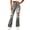 Gray, variant on Women's Jeans Wide Leg Elastic Waist Plus Size Casual High Waisted Wide Leg Elastic Waist Walking Pocket Denim Pant