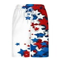 thumbnail image 5 of cllios American Flag Swim Trunks for Men with Compression Liner Board Shorts 4th of July Quick Dry Swimming Shorts Funny Red White and Blue Swim Shorts Swimsuit, 5 of 6