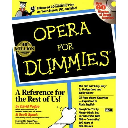 Opera for Dummies (Paperback) by David Pogue, Scott Speck