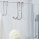 thumbnail image 3 of Billuyoard Gancho para colgar en la puerta en forma de S, colgador de toallas de ducha para ahorrar espacio, organizador de gancho en S de acero inoxidable, Accesorios de baño Billuyoard HA014710-00, 3 of 6