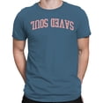 thumbnail image 2 of Saved Soul Bold Arch Christian Men's Blue T-shirt, 2 of 3