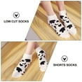 thumbnail image 2 of OHOIOLLA 2Pairs Cow Print Socks Girls Cotton Breathable Short Socks Summer, 2 of 8
