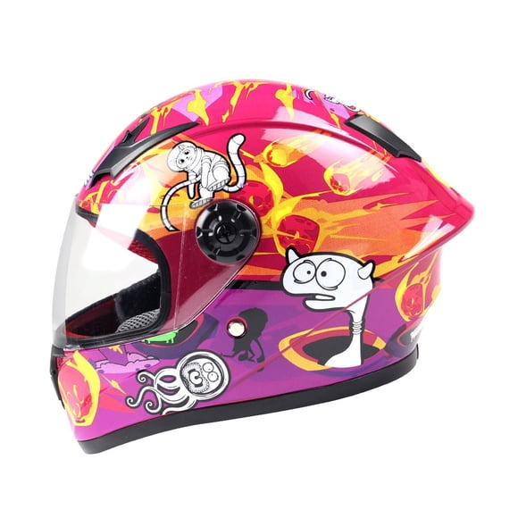 Casco Para Moto KIDS Para Colorear Personalizable Certificado L