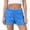 Blue, variant on Nightclub Shorts Women High Waist Sequin Hot Pants Bodycon Solid Color Shinr Shorts for Party Night Out Performance