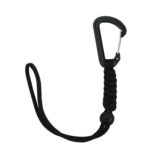 Outdoor Hook Chain Keychain, Anti-Loss Rope Mountaineering, Durable Stainless Steel, Emergency Umbrella Cord, Travel Gear, Compact Design, for Hiking Camping, Secure Attachment, Akmoler
