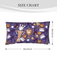 thumbnail image 2 of Kdxio Bowling Game Pattern Pillowcase with Envelope Closure,20" x 36" Pillow Cases,Gifts for Men or Women-No pillow, 2 of 5