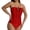 D83/RD1, variant on Afdoent One Piece Swimsuit For Women Bandeau Halterneck Monokini Swimwear Push Up Bathing Suit For Swimming Beach 2026 Summer Swimwear