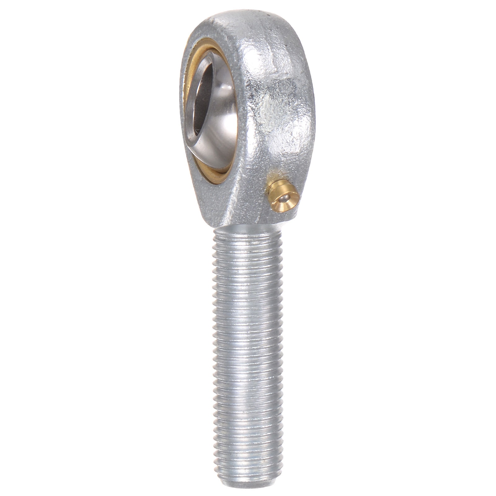4 Packs POSB6 3/8" Rod End Bearing 3/8"-24 UNF Male Right Hand Thread, Cast Iron Rod End Joints with Jam Nut