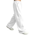 thumbnail image 4 of Sweatpants For Men Casual Wide Leg Elastic Waist Long Joggers Lightweight Loose Fit Sweat Pants With Pockets, 4 of 5