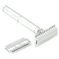 thumbnail image 2 of Bey-Berk International BB01 Chrome Plated Safety Razor with Diamond Cut Design Handle, Silver, 2 of 2
