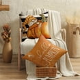 thumbnail image 4 of Fall Pillow Covers 20x20 Thanksgiving Farmhouse Decorations Black Striped Maple Leaf Pumpkin Outdoor Fall Decor Throw Pillow Covers Gnomes Autumn Harvest Cushion Case for Sofa Couch Set of 4, 4 of 6