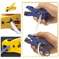thumbnail image 4 of Máquina peladora de cables coaxiales multifuncional con herramienta de pelado ajustable, utilizada para cortar y pelar cables, 4 of 5
