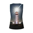 thumbnail image 5 of Haiem Peggy's Cove Lighthouse Workout Tank Tops for Women, Athletic Sports Slim-Fit Tank Tops, Compression Sleeveless Dry Fit Shirts,Athletic Shirt-Large, 5 of 9