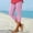 Pink, variant on Tittly Leggings for Women Beach Pants Ladies Casual Comfort Printed Stretch High Waist Elastic Cropped Pants Resort Beach Leggings Tights for Women Capri Pants for Women Green L