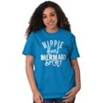 thumbnail image 4 of Cute Hippie Heart Mermaid Sprit Women's Graphic T Shirt Tees Brisco Brands M, 4 of 6